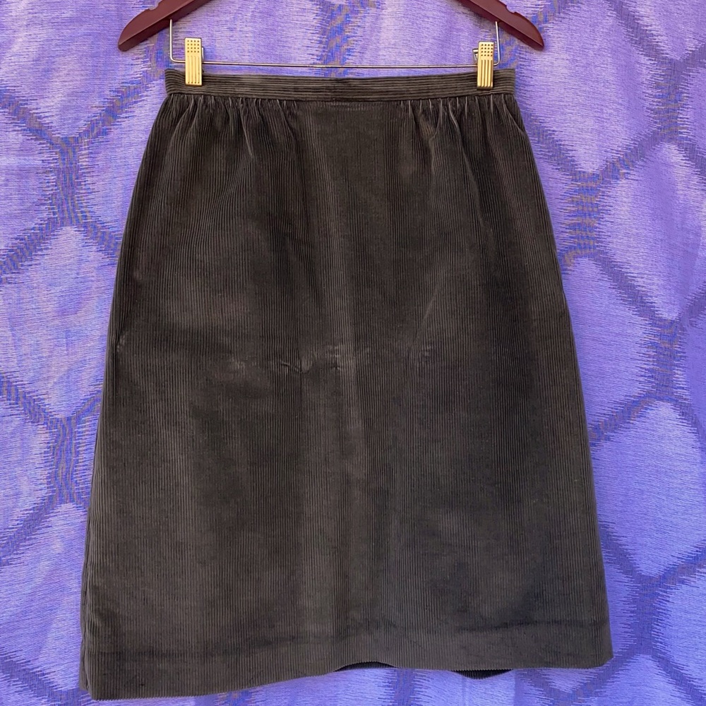 Vintage Woolite ILGWU made Corduroy Midi Skirt 🌵2